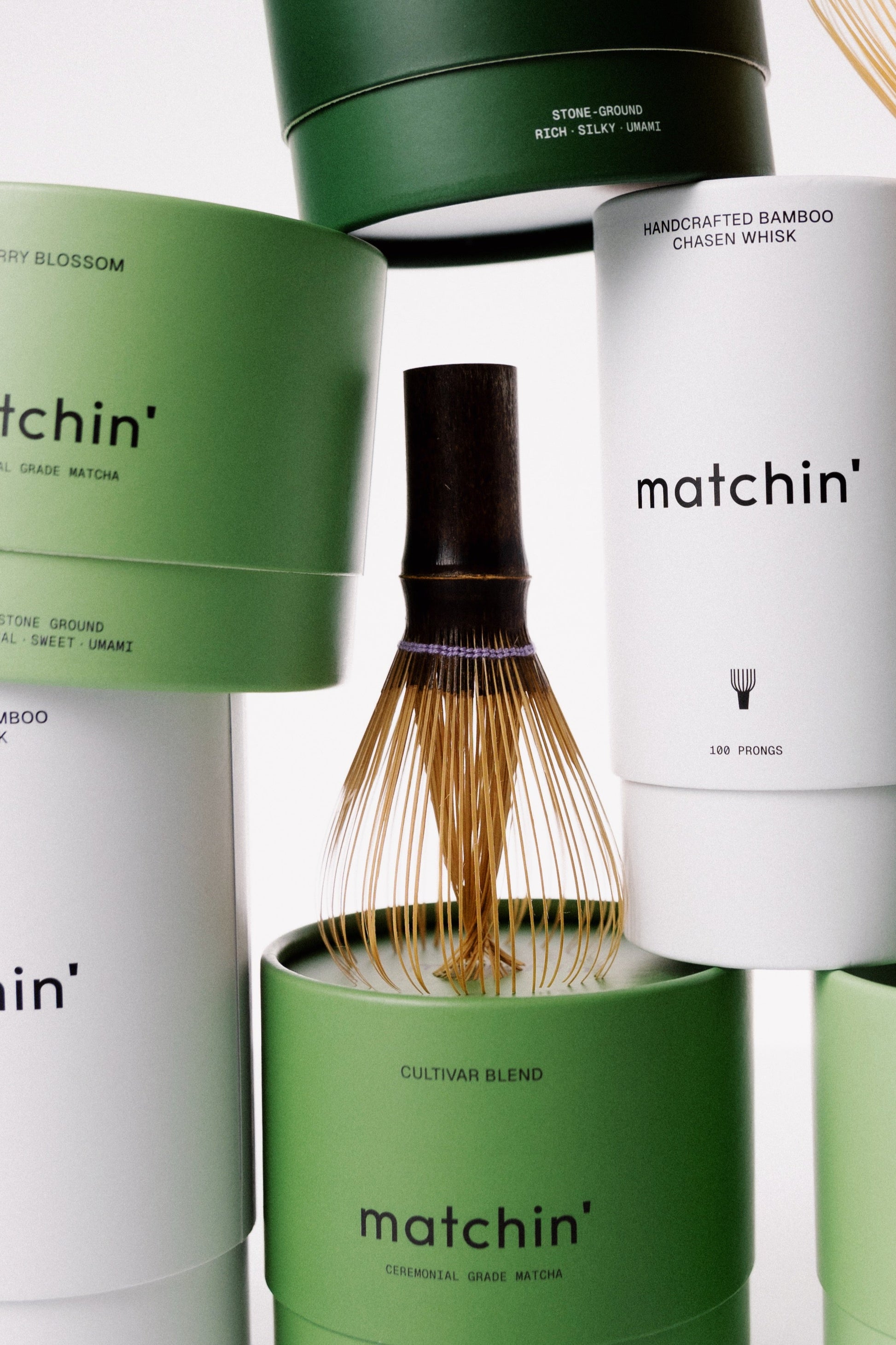 CHASEN WHISK 茶筅 - DARK BAMBOO